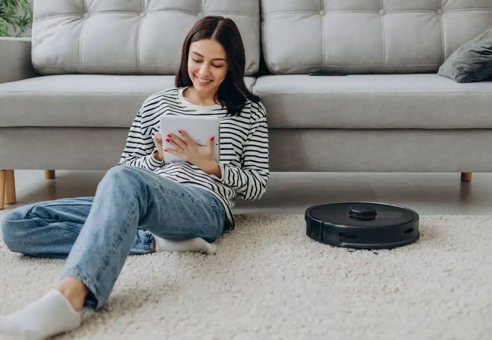 robot vacuum cleaner with wet mop