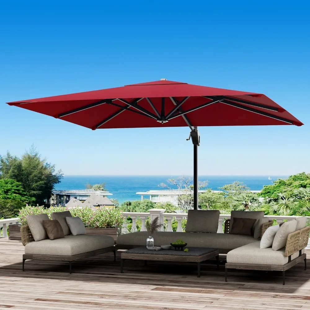 Patio Umbrella with 360° Rotation